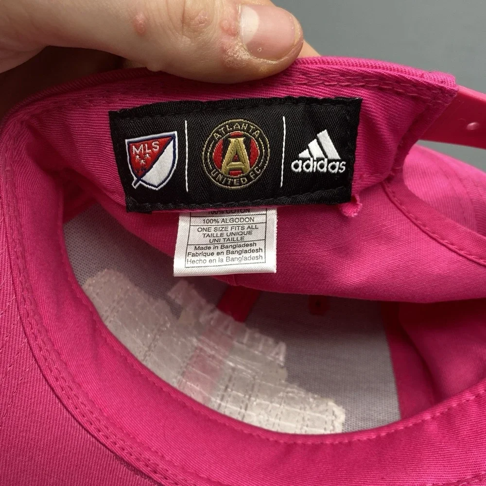 Atlanta United Soccer Pink Adidas Hat/Cap Snapback‎